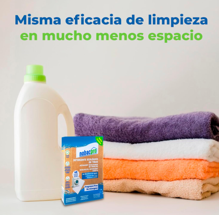 Detergente en Tiras sin Fragancia