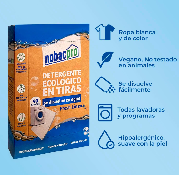Detergente en Tiras Fresh Linen